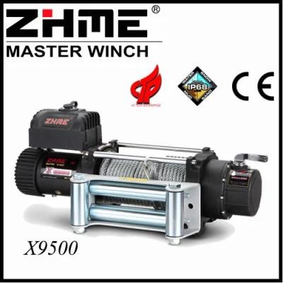9500lbs 12V 4WD Electric Power Winch with Wire Rope