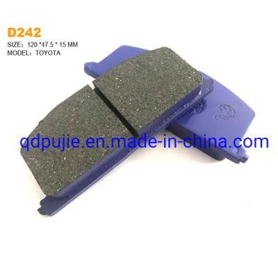 Auto Spare Parts Camry Brake Pad D242 for Toyota