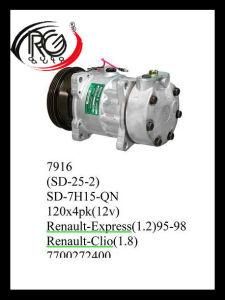 Hot Sale Auto A/C Compressor 7h15 for Peugeot-Express1.2/Clio1.8