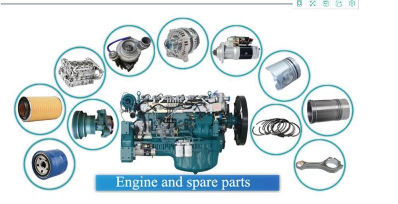 High Quality Sinotruk Piston Diesel Engine Parts Six Cylinders Piston Vg1560037011A