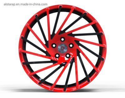 1 Piece Monoblock Forged Aerospace Concave Aluminum Alloy Wheel