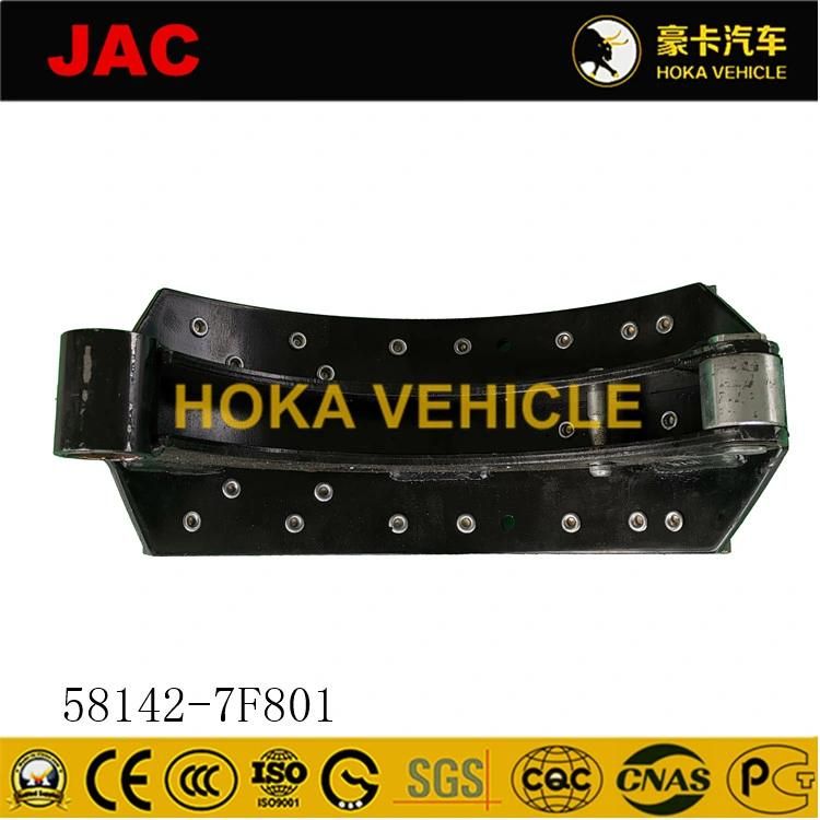 Original and High-Quality JAC Heavy Duty Truck Spare Parts Brake Shoe 58142-7f801