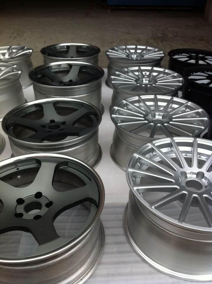 High Quality 3 Pieces Forged Split Wheel Customized Step Lips Deep Dish Alloy Wheels