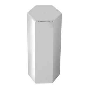 Gg Grand General Chrome Plastic Hex Flat Top Screw-on
