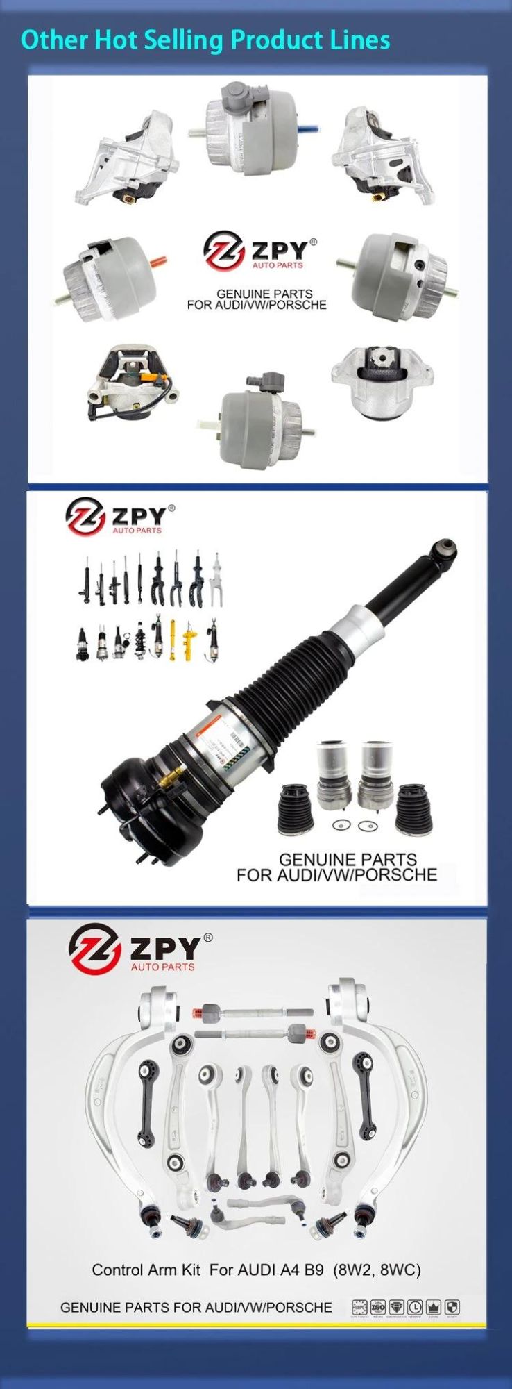 Zpy 95831405000 95831405000 7p5422154 7p5422154A 7p5422154ab Booster Pump for Porsche Cayenne 92A/4.8/Pressure Port 2011-2018