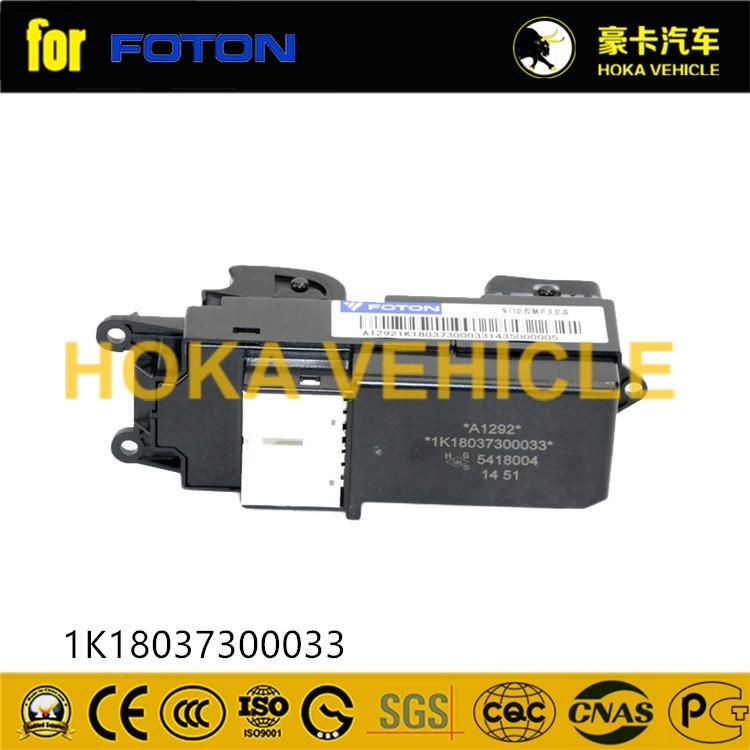 Original Heavy Duty Truck Parts Window Glass Lifter Switch 1K18037300033 for Foton Truck