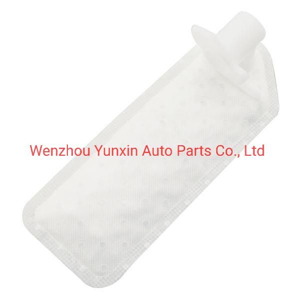 White Automobile Fuel Pump Filter Vehicle Fuel Pump Strainer 139*60mm