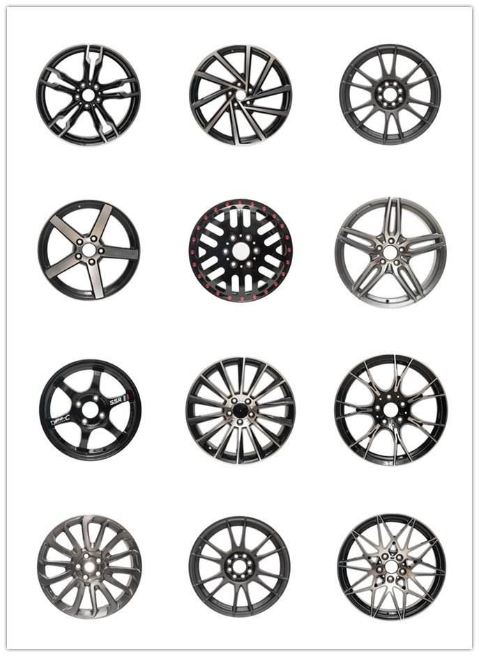 Black Machine Face Passenger Car Alloy Wheel Rim