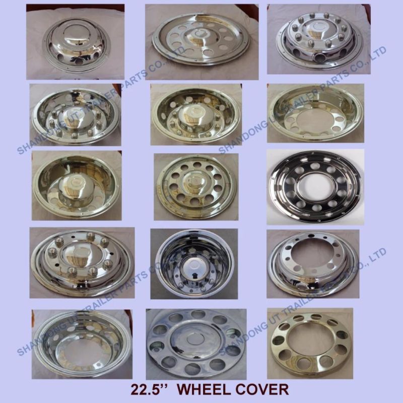 ABS Chromed Steel Front Axle Covers for Trailer, Truck and Bus