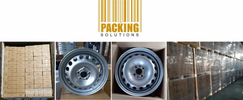 H&T Wheel 624201 PCD 4X100 Coated Popular 16 Inch Passenger Car Spare Wheels