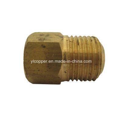 Brass Hydraulic Brake Fuel Tube Inverted Flare Male Adapter Connector