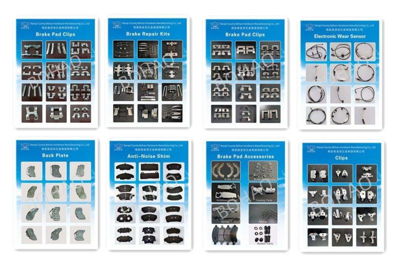 High Quality Accessories Kit Brake Pad Clips From Bohao
