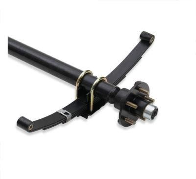 2000-Lb. Capacity Complete Axle Kit - 60in. Hubface, 48in. Spring Center, 5-Stud Pattern, 4.5in. Hubs