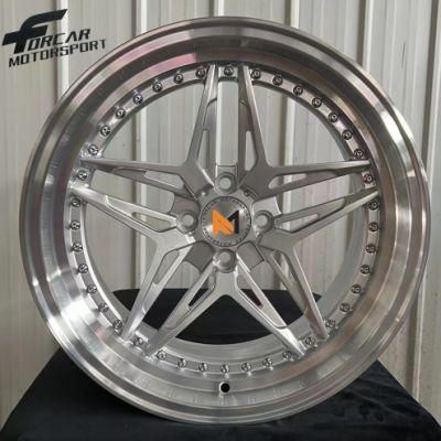 2-Pieces Forged T6061 Hot Sell Design Heart Alloy Wheels Forcar