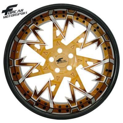 Aluminum Forged Passenger Car Wheel 18-24 Inch Alloy Rims