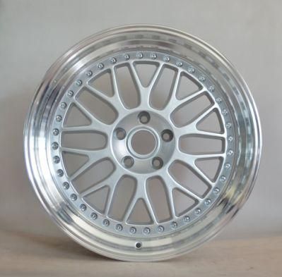 15/16/18 Inches Silver Machined Face Alloy Car Wheel Rim