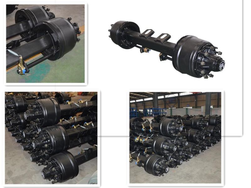 13t American Type Axle Outboard Axle Trailer Axle Rear Axle for Semi Trailer Truck Parts