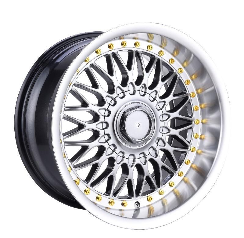 17inch Golden Rivets Wheel Rim Staggered