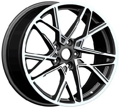 19X8.5 Black Machine Face Alloy Wheel Replica