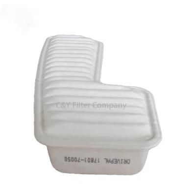 17801-70050 High Quality Auto Part Air Filter for Toyota