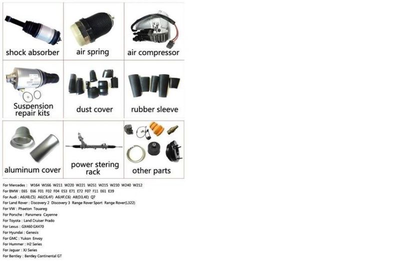 Air Bellows Parts Macanfront Air Suspension Rubber Sleeve Auto Parts