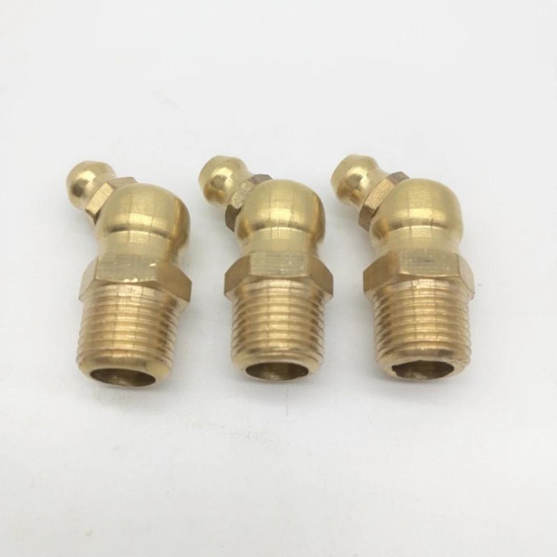 Brass Grease Fitting Nipple DIN71412