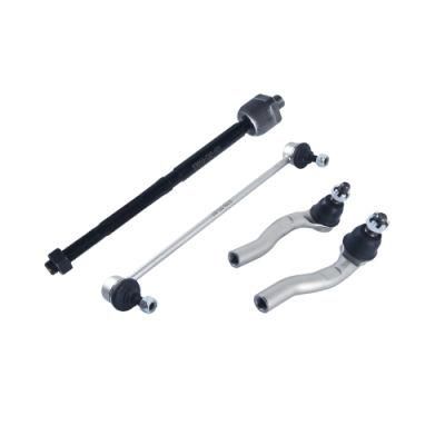 4 Pieces Suspension Kit Set Including Steering Tie Rod End and Sway Bar Link Ball Joint Rack End for Honda Fit 207-2013 Jazz 2008-2014