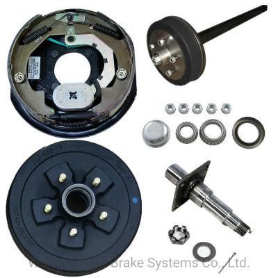 Factory Outlet Camper/Horse Trailer Dropped Axle Electric Brake Drum Caplity 3, 000kg for Trailer