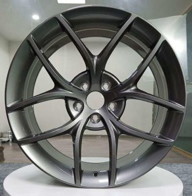 1 Piece Forged Alloy Rims Wheels Racing for Tsla Gun Metal Painting