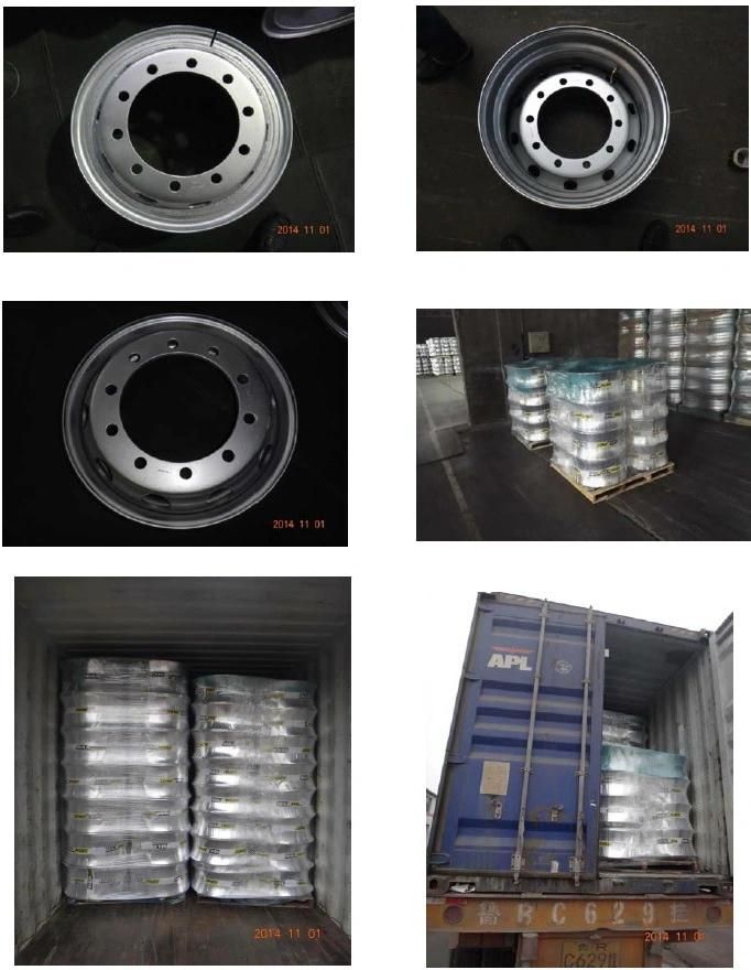 Tube Steel Wheel Light Truck Rim 6.5X16