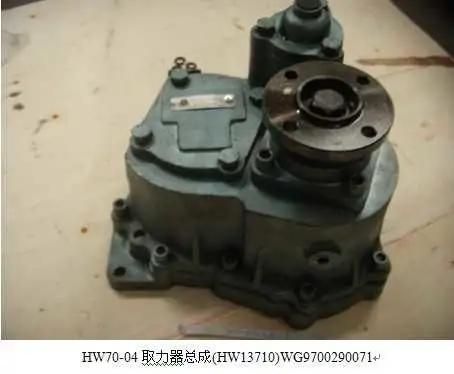 HOWO Dump Truck Gearbox Hw70-04 Integrated Pto 290071