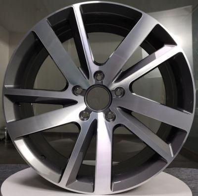 1 Piece Forged T6061 Alloy Rims Sport Aluminum Wheels for Customized Mag Rims Alloy Wheels with Gun Metal Machined Face for Audi