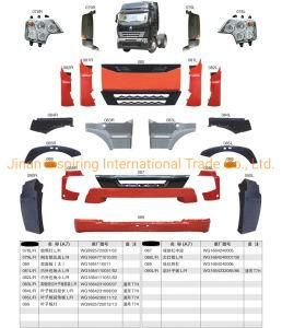Heavy Accident Vehicle Parts Sinotruk HOWO A7 Cab Assembly and Cab Exterior Trim