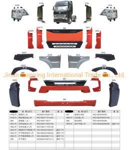 Heavy Accident Vehicle Parts Sinotruk HOWO A7 Cab Assembly and Cab Exterior Trim