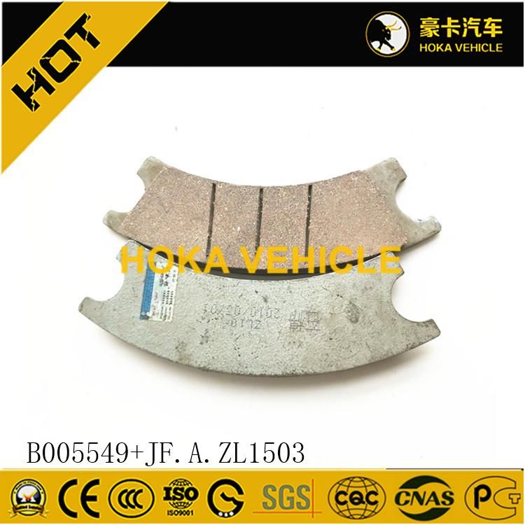 Original Braking System Spare Parts Brake Lining B005549+Jf. a. Zl1503 for Heavy Duty Truck