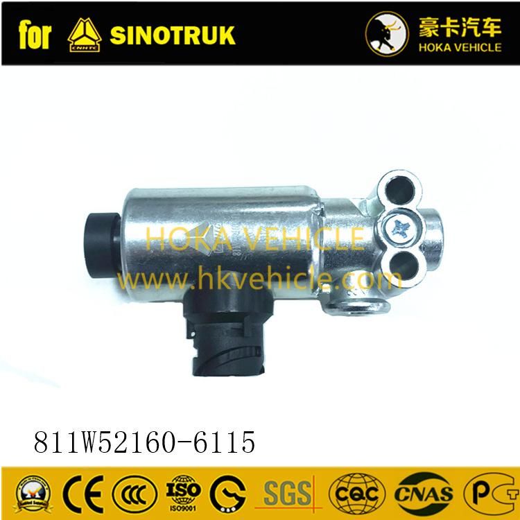 Original Sinotruk HOWO Truck Spare Parts Electromagnetic Valve 811W52160-6115 for HOWO T7h Heavy Truck