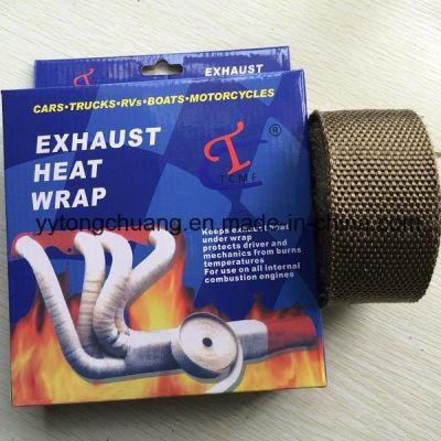 Heat Shield Titanium Exhaust Header Turbo Manifold Pipe Wrap