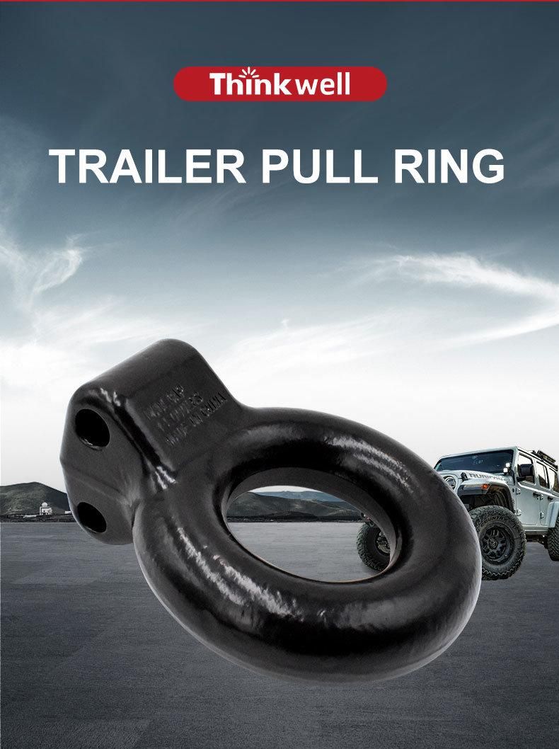 Forged Trailer Towing Hook Pintle Hitch Lunette Ring