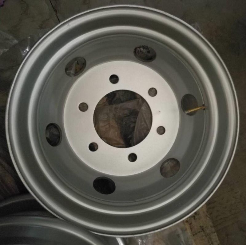 Am-Ss002 17.5*6.0 Inch Steel Truck Wheel