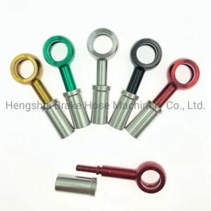 Factory Provide High Quality Motorcycle or Car Parts Brak Hose Rouber Hose with Stainless Steel Fitting