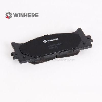 Non-asbestos Front Brake Pad for Toyota Auto Car Parts ECE R90