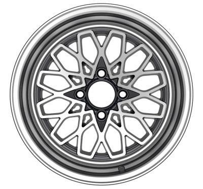 The Latest Generation White 15X8 Inch Aluminum Car Alloy Wheels Rim Hubs in China