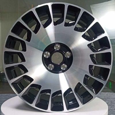 1 Piece Monoblock Forged Alloy Rims Wheel with Black Machined Face for Benz