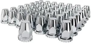 Chrome Push on Wheel Nut Covers &amp; Truck