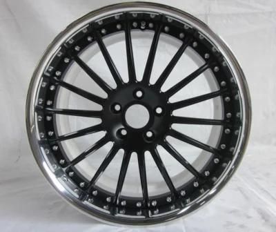 for Passenger Car Wheels Car Rims China Professional Truck Wheel Two Pieces Aluminum Alloy Forged Wheel