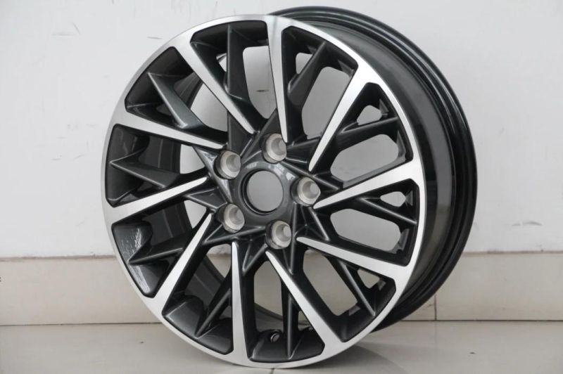 17inch Black Machined Face Alloy Wheel Replica