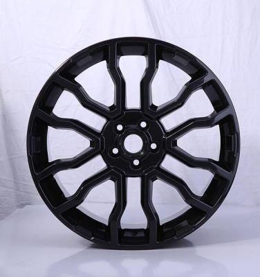 Black with Machine Faced Alloy Wheel Rim for Rover