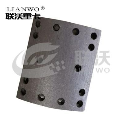 Sinotruk HOWO A7 371 Truck Shacman F2000 F3000 M3000 Wd615 Wd618 Wd12 Weichai Gearbox Part Brake Lining Wg9231342069