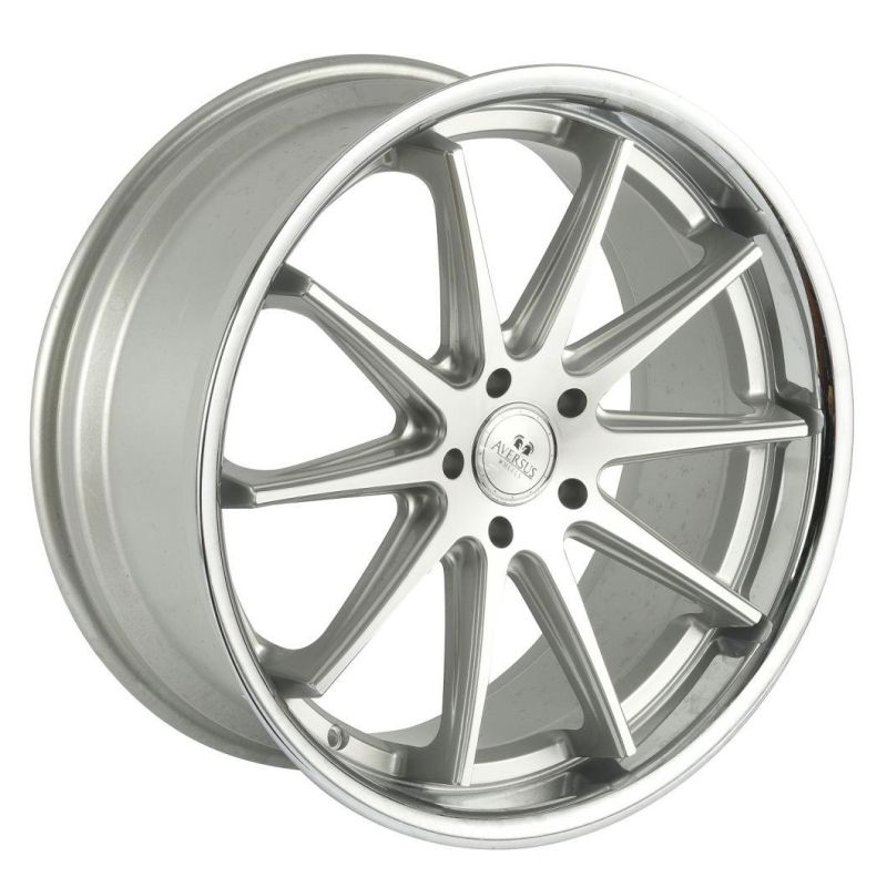 20inch 10 Spokes Alloy Wheel with Chrome Stainless Lip