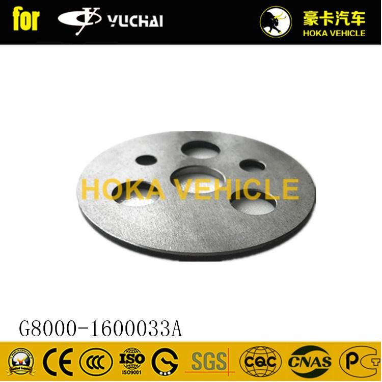 Original Yuchai Engine Spare Parts Idle Gear Thrust Plate G8000-1600033A for Heavy Duty Truck